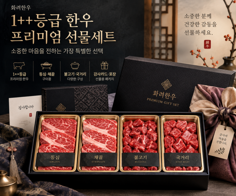 “최저가 10만원대” ++1등급 마장동 투뿔 한우 선물 세트 소고기 구이용 명절 설 추석 선물 세트